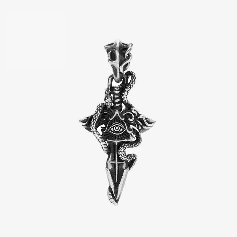 RockRide Eye of Horus Cross Pendant